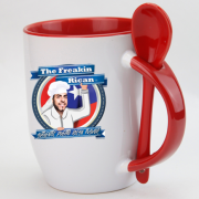 Freakin Red Mug w/ Spoon